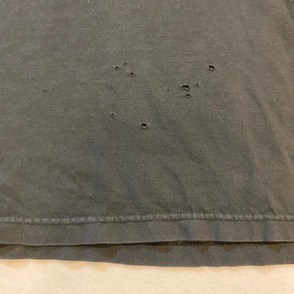 Y2K Deep Roots Tshirt Mens Size 2XL Black Fade Tshirt DISTRESSED - Picture 6 of 7